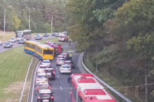 Vilniaus Laisvės pr. ant automobilių užvirto medis: buvo sutrikęs eismas, yra nukentėjusių