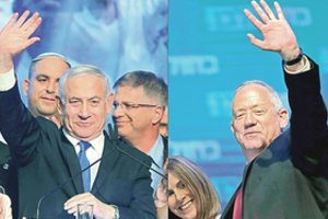 B. Netanyahu ragina B. Gantzą kartu formuoti vienybės vyriausybę