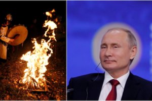 Rusijoje sulaikytas šamanas, norėjęs „išguiti demoną V. Putiną“ 