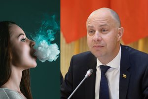 A. Veryga pritaria iniciatyvai drausti aromatizuotą elektroninių cigarečių skystį