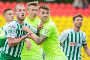 Lietuvos futbolo A lygoje tarpusavyje susigrums pirmosios keturios čempionato ekipos