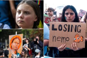 Už klimatą protestuoja ir lietuviai: pasauliui išgelbėti liko vos 10 metų