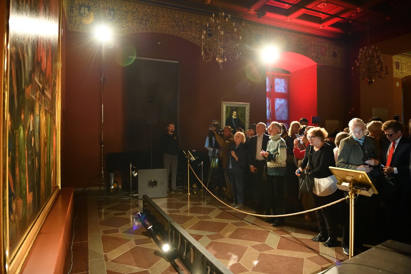 Vieno šedevro tarptautinės parodos „Šlovingas, didis ir neregėtas įvykis: 1611 m. Maskvos caro priesaika“ atidarymas.<br>V.Abramausko nuotr.