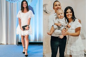 Tinklaraštininkė Inga Žuolytė pakrikštijo pirmagimį Gabrielių