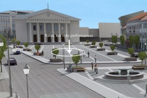 Simbolinis ėjimas ratu Vilniaus rotušės aikštėje – galimybė pasinerti į savo vidų