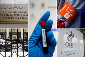 Rusija dėl nuolatinio antidopingo taisyklių nepaisymo gali būti nušalinta nuo Tokijo olimpiados