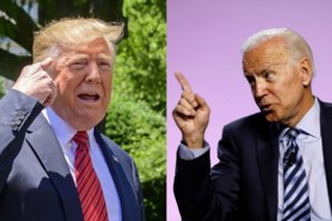 Po informatoriaus skundo D. Trumpas su J. Bidenu apsisvaidė kaltinimais