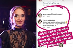 Gintarė Gurevičiūtė šaukiasi pagalbos: buvo įsilaužta į jos anketą