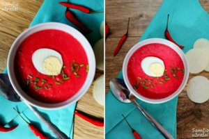 Kitokia burokėlių sriuba maloniai nustebino skoniu 