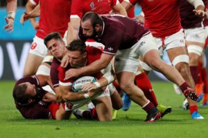 15 tūkstančių sirgalių palaikomi Velso regbininkai nepaliko vilčių Gruzijai