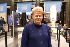 Išskirtiniame politikos lyderių forume Niujorke – pasiūlymas D. Grybauskaitei