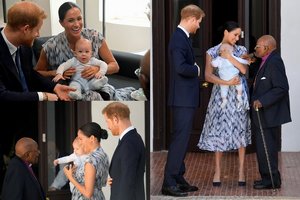 Meghan Markle ir Harry pirmą kartą į dvasininko namus pasiėmė ūgtelėjusį sūnų Archie
