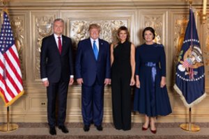 G. Nausėda pakvietė JAV prezidentą D. Trumpą apsilankyti Lietuvoje
