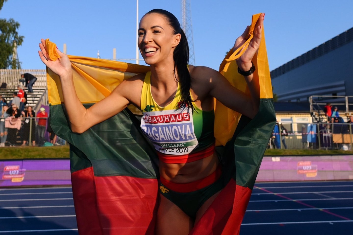 D.Zagainova šiais metais pagerino Lietuvos rekordą.<br>Organizatorių nuotr.