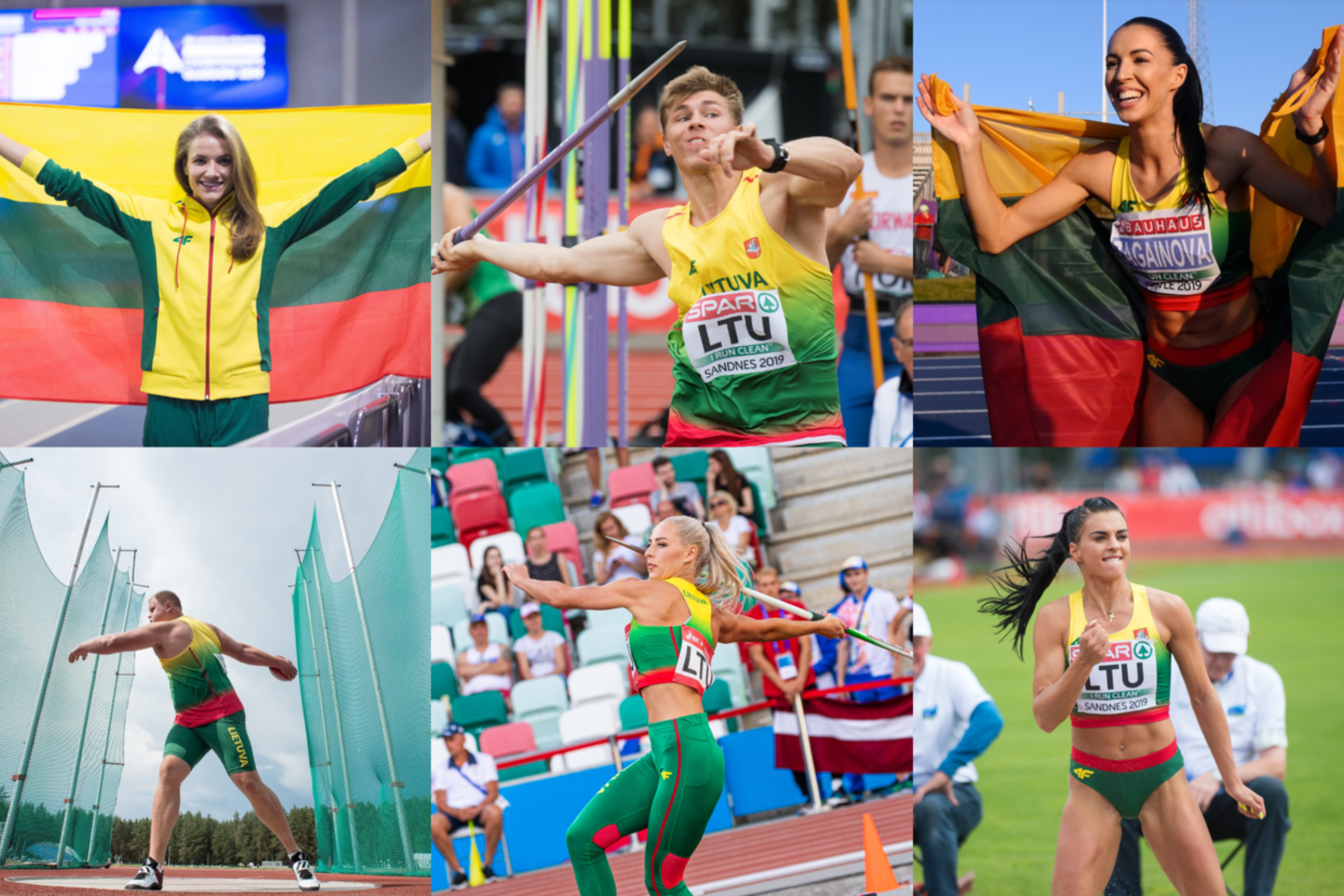  Lietuvos sportininkai penktadienį pradeda kovas pasaulio lengvosios atletikos čempionate.<br> Lrytas.lt montažas