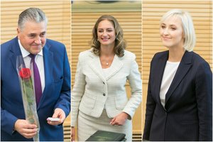 Seimas oficialiai pasipildė naujokais – prisiekė trys parlamentarai