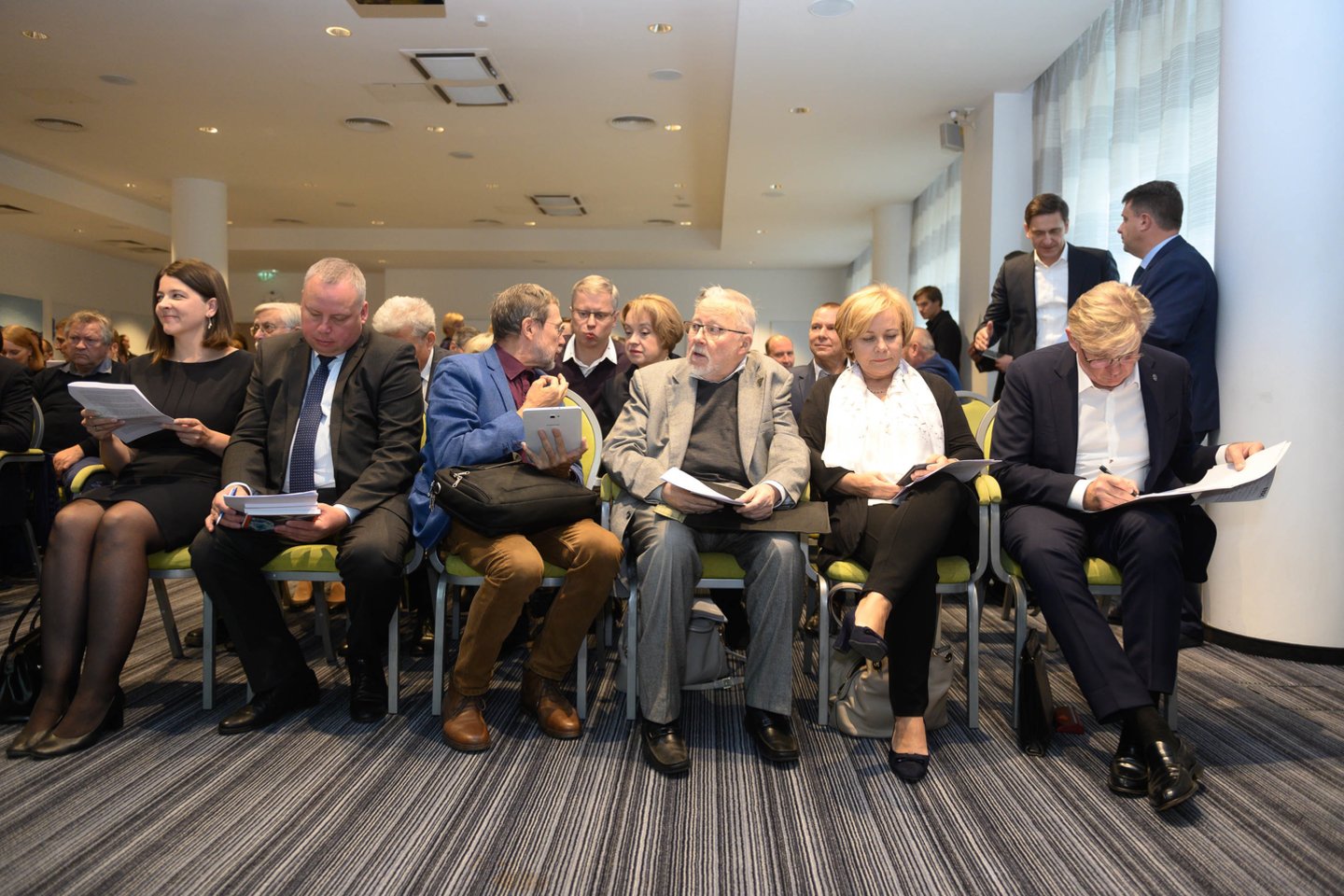 Šeštadienį sostinėje vyko konservatorių tarybos posėdis.<br>V.Skaraičio nuotr.