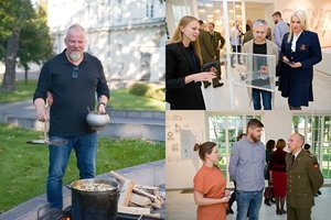 Prezidento rūmuose – miško brolių dainos ir partizaniško maisto kvapas