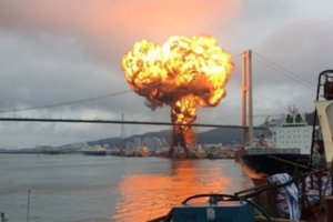 Tragedija Pietų Korėjoje: per gaisrą laive žuvo beveik dvi dešimtys žmonių