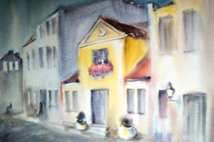 Klaipėdos koncertų salės erdvėse – akvarelei neabejingų kūrėjų vernisažas „Akvapauzė“