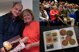 Istorinės knygos pristatyme – švytinti Edita Mildažytė