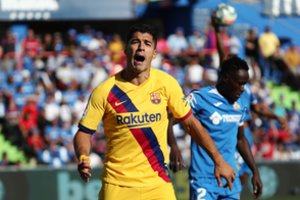 L. Suarezo įvartis padėjo pamatus „Barcelona“ pergalei Madride