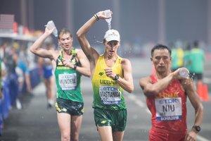 Ėjikas A. Mastianica  pragariškomis oro sąlygomis sužibėjo pasaulio čempionate