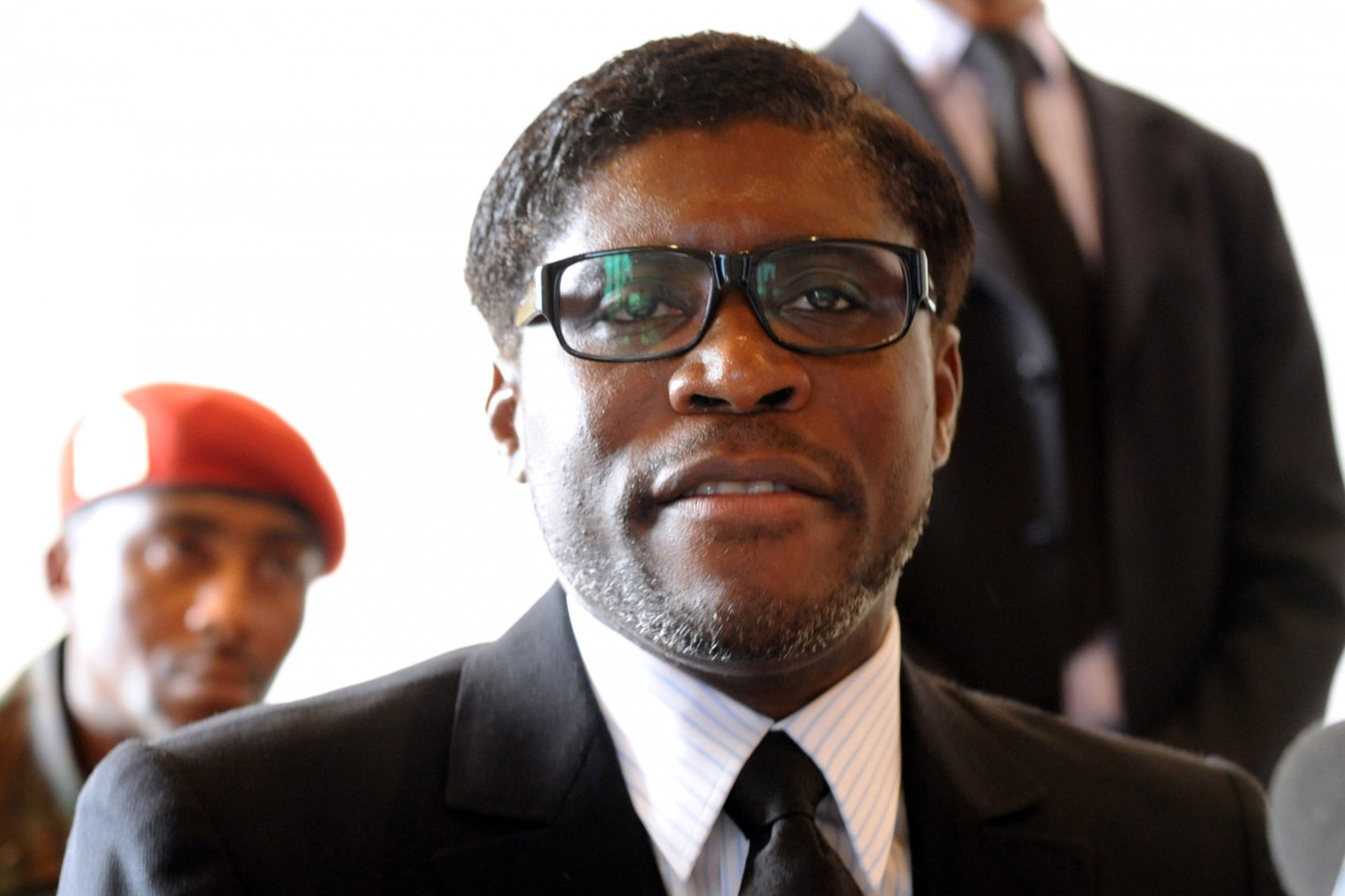 Teodorinas Obiangas vadinamas realiausiu savo tėvo įpėdiniu.<br>AFP/Scanpix nuotr.