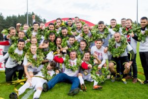 „Sūduva“ pranoko „Bangą“ ir trečiąjį kartą klubo istorijoje iškovojo LFF taurę