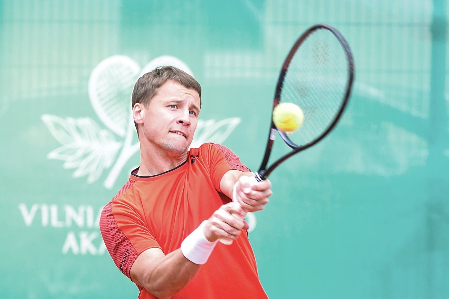 Geriausias Lietuvos tenisininkas R.Berankis .<br>T.Bauro nuotr.
