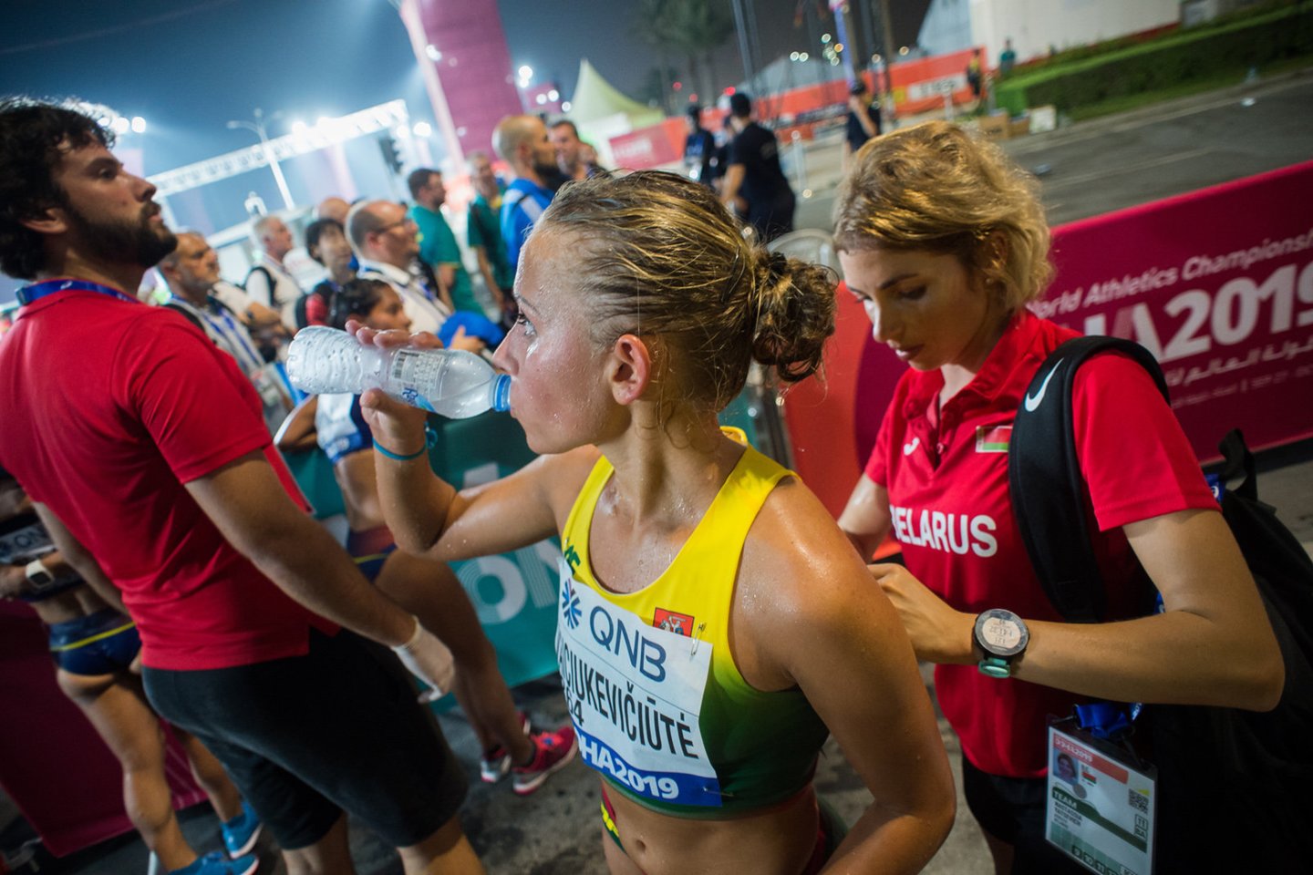 Lietuva kol kas neiškovojo nei vieno medalio pasaulio čempionate Katare.<br>A.Pliadžio nuotr.