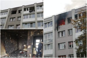 Kybartų daugiabutyje nugriaudėjo sprogimas: apdegęs buto savininkas perduotas medikams