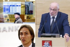 Turtais nenorintiems dalytis bankams – griežtas ekonomisto kirtis: veikia susitarimo sąlygomis