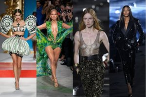 Milano mados savaitėje žibėjo į šeštąją dešimtį įkopusi Jennifer Lopez