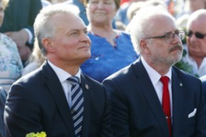 Į Vilnių atvyksta Latvijos prezidentas E. Levitas, G. Nausėda žada aptarti Astravo atominės elektrinės klausimą