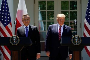 JAV: amerikiečių kontingento didinimas Lenkijoje nekelia grėsmės Minskui ir Maskvai