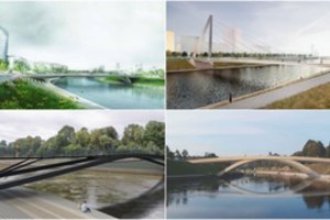 Vilnius turės naują pėsčiųjų tiltą prie Seimo – įvertinkite pasiūlymus