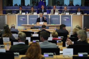 Šaltiniai EP: visos frakcijos, išskyrus vieną, pritaria V. Sinkevičiaus kandidatūrai
