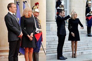 Laidotuvėse pasirodžiusios 66-erių Brigitte Macron stilius kaustė paparacų dėmesį