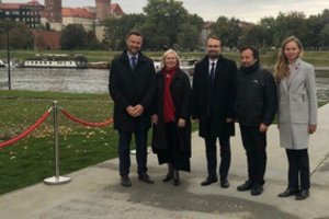 Krokuvoje atidengti Czeslawo Miloszo laiptai 