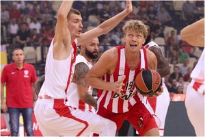 M. Kuzminsko ir Pirėjo klubo viešnagė Prancūzijoje baigėsi pralaimėjimu ASVEL ekipai