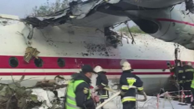 Nelaimė Ukrainoje – nukritus lėktuvui žuvo penki žmonės, dar trys sužeisti