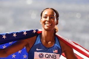 JAV bėgikė D. Muhammad Katare pagerino pasaulio rekordą