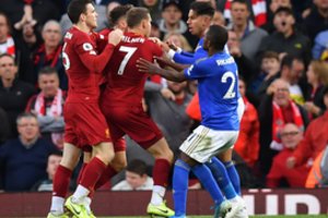 „Liverpool“ tik paskutinėmis minutėmis palaužė „Leicester City“