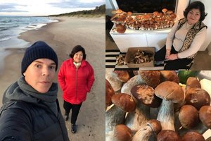 Juozas Statkevičius pasidžiaugė mamos rastais grybais: atskleidė, ką su jais darys