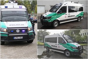 Policija parodė grėsmingus naujus automobilius, už kuriuos sumokėjo įspūdingą sumą