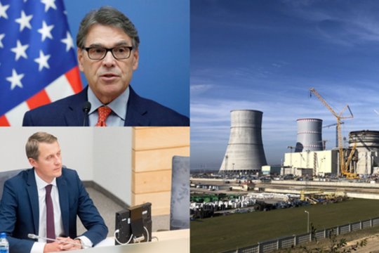 Po susitikimo su JAV energetikos sekretoriumi R. Perry Lietuvos pusei kilo minčių dėl Astravo