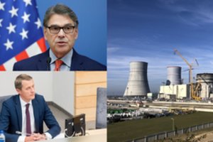 Po susitikimo su JAV energetikos sekretoriumi R. Perry Lietuvos pusei kilo minčių dėl Astravo