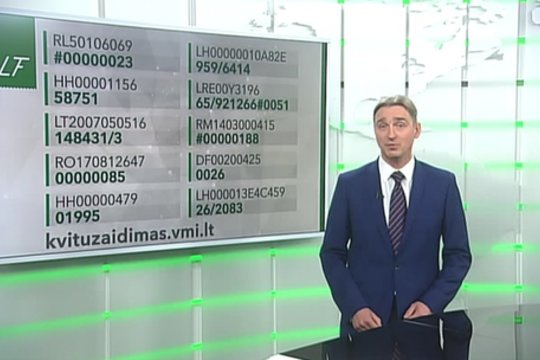 Paskelbti kvitų loterijos nugalėtojai (2019-10-08)