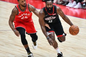 Iš aikštės išėjus J. Hardenui „Raptors“ sugebėjo palaužti „Rockets“